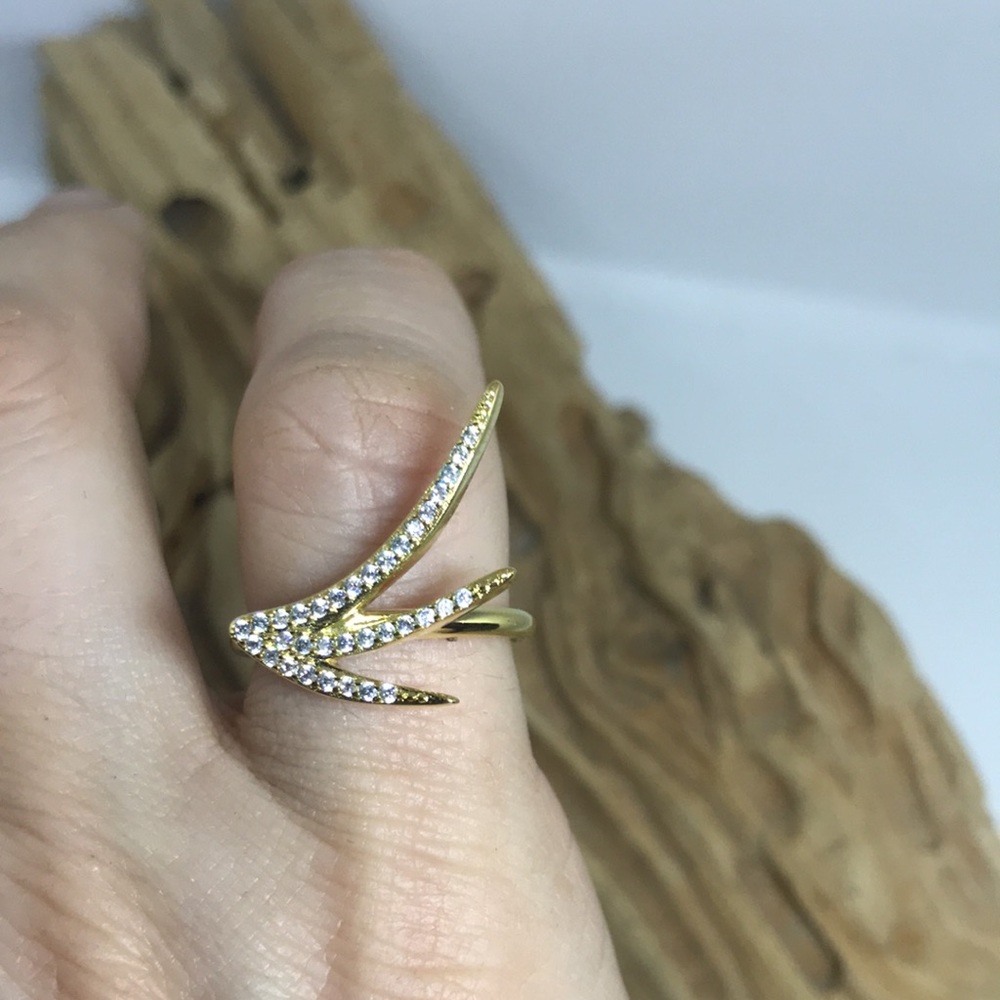 Jules Smith Gold Plated Statement Ring NEW